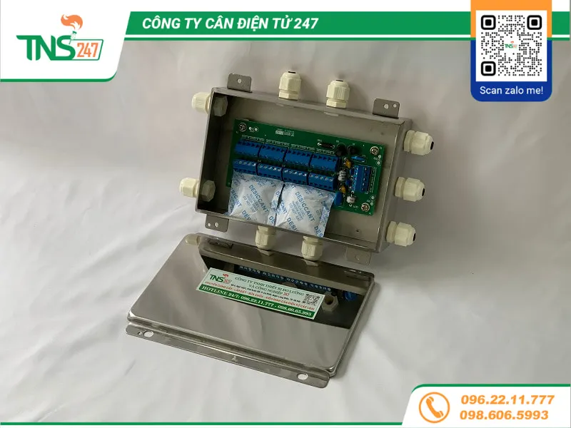 Bộ cộng tín hiệu trạm cân ô tô điện tử 100 tấn hop-cong-tin-hieu-can-o-to-dien-tu